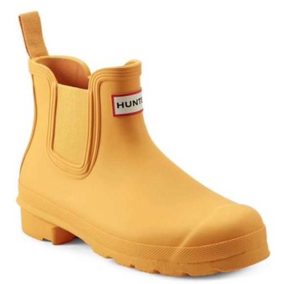 Hunter Yellow Rain & Snow Boots with Durable Rubber Sole - Picture 5 of 5